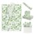 35 Sheets Floral Tissue Paper, 20x14in Flower Tissue Paper for Gift Bags Gift Wrapping, Crafts, Decoupage Art Packing Supplies for Weddings, Birthdays, Holidays Decor-Fresh Green