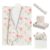 35 Sheets Floral Tissue Paper, 20x14in Flower Tissue Paper for Gift Bags Gift Wrapping, Crafts, Decoupage Art Packing Supplies for Weddings, Birthdays, Holidays Decor-Flower