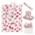 35 Sheets Floral Tissue Paper, 20x14in Flower Tissue Paper for Gift Bags Gift Wrapping, Crafts, Decoupage Art Packing Supplies for Weddings, Birthdays, Holidays Decor-Rose Floral