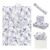 35 Sheets Floral Tissue Paper, 20x14in Flower Tissue Paper for Gift Bags Gift Wrapping, Crafts, Decoupage Art Packing Supplies for Weddings, Birthdays, Holidays Decor-Bird Blue