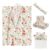 35 Sheets Floral Tissue Paper, 20x14in Flower Tissue Paper for Gift Bags Gift Wrapping, Crafts, Decoupage Art Packing Supplies for Weddings, Birthdays, Holidays Decor-Pink Flower
