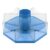 360-Degree Spinning Desk Organizer with 8 Removable Compartments, Blue, for Office and Classroom Supplies