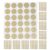 360pcs Gold Scratch Off Circle Stickers, 1 Inch Self Adhesive Labels