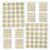 360pcs Gold Scratch Off Sticker Labels for DIY Reward Cards