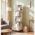 360° Rotating Bookshelf with Storage Drawer & Corner Bookshelf White