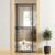 36/74″ Extra Tall Cat Gate, 29.5-32.3″ Width Adjustable Pet Gate, 2-in-1 Transparent Design, Detachable to 2 Separate Fences, Pressured Mounted Pet Gate for Doorways, Stairs, Black