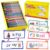 36 Double-Sided Phonics Flash Cards, Word Family Build Book with 72 Word Families, Read and Rhyme Flip Books, Sight Words Flash Cards, Learn to Read Educational Toy for Preschool & Kindergarten