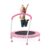 36″ Mini Toddler Trampoline with Handle for Kids Ages 1-6, ASTM (Pink)