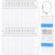 36 Pack Clear Cruise Luggage Tags for Suitcases Waterproof PVC Badge Holders with Steel Loops for 2026 2027 Ships Carnival Travel Essentials