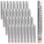36 Pack Science Thermometers, 5.7 Inch Student Thermometers, Dual-Scale Mercury-Free Aluminum Lab Thermometer for Classroom Teaching Tools, Science Lab Thermometer for Kids and Adults