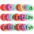 36 Pcs Carpet Number Circles Nylon Classroom Markers for Educational Games