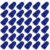 36PCS Cheerleading Pom Poms Metallic Foil Plastic Pom Poms with Baton Handle for Game Sports Squads Dancing Party Football Basketball Club Spirit Sports Stage Performance Celebration (Blue)