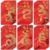 36 PCS Chinese Red Envelopes, 2024 Lunar New Year Red Envelopes, Money Packets, Lucky Money Envelopes with Gold-embossed 3D Blessings and Dragon Patterns, Spring Festival Envelopes, 6 Designs