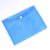 36Pcs Clear Plastic Filing Envelopes with Snap Button Closure, A4 Document Folders, Transparent Poly Envelopes for Storage(Blue)