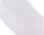 36Pcs Clear Plastic Filing Envelopes with Snap Button Closure for A4 Documents, Office & Home Organization