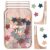 36 Pcs Star Reward Jar, Wooden Positive Incentive Behavior Chart with Colorful Stars, Fun Learning and Chores Encouragement, 9.8 x 5.9 in, for Youngsters, Classroom