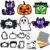 36 Set Halloween Suncatcher Craft Kit for Kids Tissue Paper Window Art