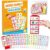 36 Word Family Build Book Read and Rhyme Activity Book Learn to Read Phonics Slide Flashcards Kindergarten Sight Word Flash Cards ABC Vocabulary Reading Games for Kids Homeschool Education