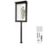 36×24 inch Standing Enclosed Bulletin Board,Weatherproof Cork Notice Board