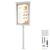 36×24 inch Standing Enclosed Bulletin Board,Weatherproof Cork Notice Board