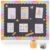 36″ x 24″ Large Felt Bulletin Board Self Adhesive with Scalloped Borders Classroom Felt Bulletin Board Background Decorations for Back to School Wall Decor Teacher DIY Craft, Black