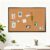 36″x 24″ Wall Mount Cork Board with Frame, Pin Board for Home Office