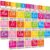 37 Pcs Colorful Alphabet Bulletin Board Set 26 Letters Flash Cards and 0-10 Number Cards Abc Alphabet Poster for Classroom Wall Blackboard Classrooms Decors Back to School Chalkboard Supplies