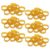 380pcs Yellow Rubber Bands with Thicker Wide Band, High Elasticity
