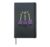 3 Bass Guitars Nonbinary Cool Enby NB Pride Flag LGBTQ Music Hardcover Journal, Black