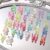 3D 26pcs Large Letter Acrylic Beads A-Z, 15mm Chunky Big Alphabet Bead with 2mm Large Hole for DIY Keychains Bag Charm (Macron Color)