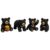 3D Beaded Animal DIY Kit with Instructions for Beginners (Black Bear)