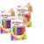 3D Bubble Pen,6PCS Puffys Paint Popcorns Pens Set for Kids Safety Novelty