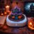 3D Desk Calendar 2027 With Lights,Time Piece Calendar 3D Memo Pad Paper Art
