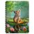 3D LiveLife Jotter – Tiger Lily from Deluxebase. Spiral Bound A6 5.5x4in Small Notebook with 80 Plain Recycled Pages. Pocket Sized Animal Notepad, Journal or Drawing Book with Big Cat Cover
