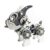 3D Metal Mechanical Bulldog Assembly Model Kit (48PCS/Black)