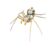 3D Metal Puzzle Mechanical Human-Face Hunting Spider Model Kit (186PCS)
