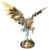 3D Metal Puzzle Model for Adults, Steampunk Mechanical Eagle Model Kit with LED Lights, 3D Jigsaw Assembly Kit Mechanical Engineering Crafts, 650PCS