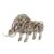 3D Metal Wild Boar Puzzle for Adults, DIY Mechanical Steampunk Bionic Animals Assembly Model Kit, Home Office Display & Collectible Gift (1100 Pieces)