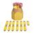3D Pencil Number Counting Set | Reusable Math Manipulatives for Classroom | Crayon Number Matching 1-30 | Educational Sequencing Board Yellow