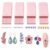 3D Print Clay Gel Ball Maker Tool,Nail Art Bead Roller for 3D Gel Flower (Pink)