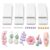 3D Print Clay Gel Ball Maker Tool, Polymer Clay Bead Roller with 2mm 3mm 4mm 5mm Grooves, Clay Ball Shaper for Nail Art, 3D Flowers, Earrings and Mini Jewelry Crafts, White