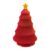 3D Printed Christmas Tree Ornament, Anxiety Relief Spinner Toy, Lightweight Mini Desktop Fidget, Portable Sensory Tool for Stress, Green 1pc Red