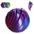 3D Printed Fidget Ball Toy, Sensation Stress Decrease Gear Sphere Fidget Toy with Liquid Flow Effect, Twistable Desk Toys for Anxiety Relaxation Office Home Travel (Purple)
