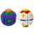 3D Printed Fidget Spinner Ball Sensory Toy, Tactile Desk Toy for Office Adults Stress Relief, Mechanical Spinning Sphere Fidget Pack Gift,Multi-Style Combination Set，Textured & Star Combo