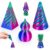 3D Printed Fidget Toys (3 Pack), Impossible Cone & Pyramid Spiral Toy, Optical Illusion Passthrough Desk Toys for Adults & Kids, Stress Relief Sensory Fidgets for Anxiety, Cool Office Gifts, 3PCS