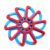 3D Printed Pinwheel Dart Fidget Spinner, Assorted Colors, 5 Pack