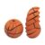 3D Printed Twist Turn Basketball Fidget Ball Quiet Pocket Size Desk Sensory Toy Stress Relief Calming Focus Novelty Gift for Friends Family Adults Office Travel