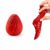 3D Printed Twisty Strawberry Fidget Toy Transforming Spiral Red