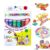 3D Puffy Popcorn Pens DIY Bubble Painting Pens Heat Activated 3D Inflatable Art Markers for Kids Journal Greeting Card Decor Handmade Craft Supplies