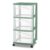 3‑Drawer Medium Green Rolling Storage Cart, Versatile Mobile Utility Organizer Cart for Bathroom, Kitchen, Office and Dorm Organization
